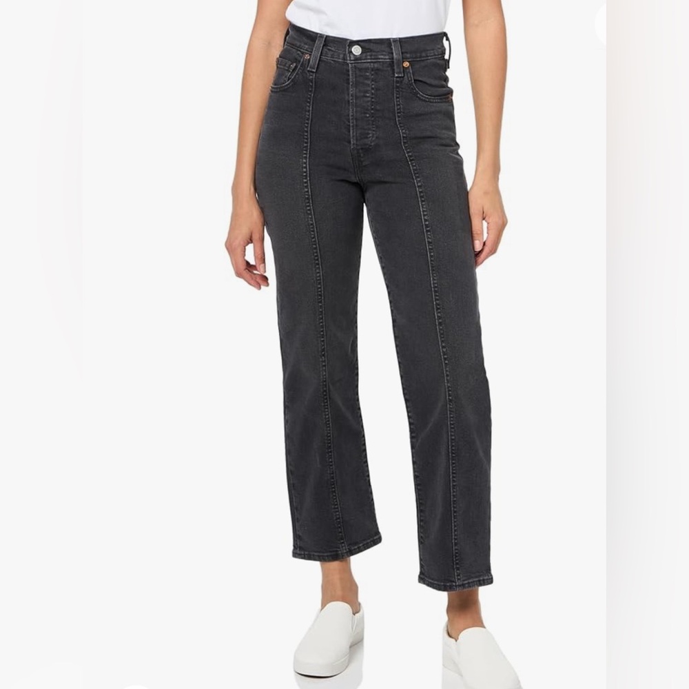 Levi's Women's Ribcage Straight Ankle Seamed Jeans (30R)